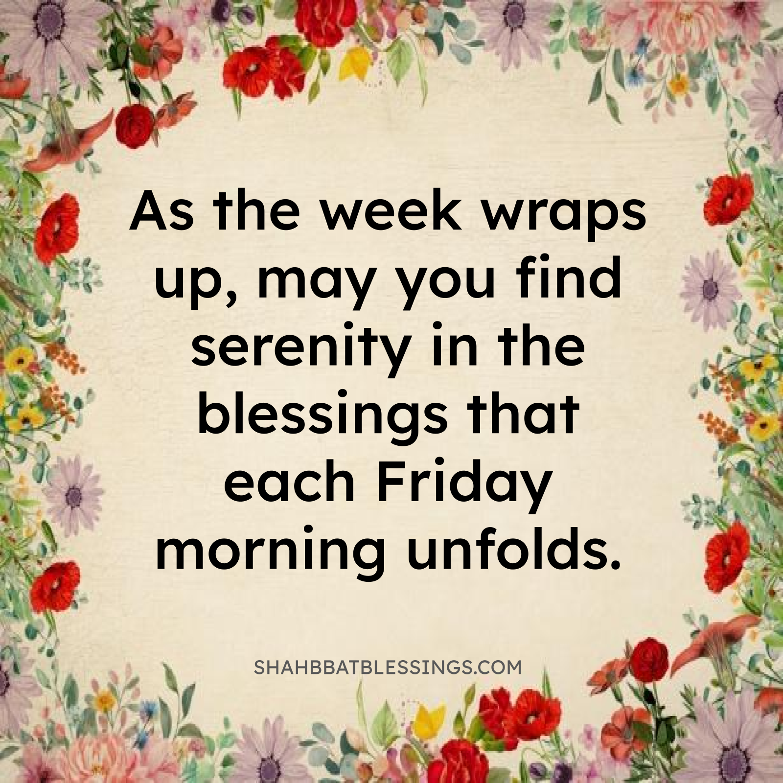 Finding Peace in Friday Morning Blessings Image