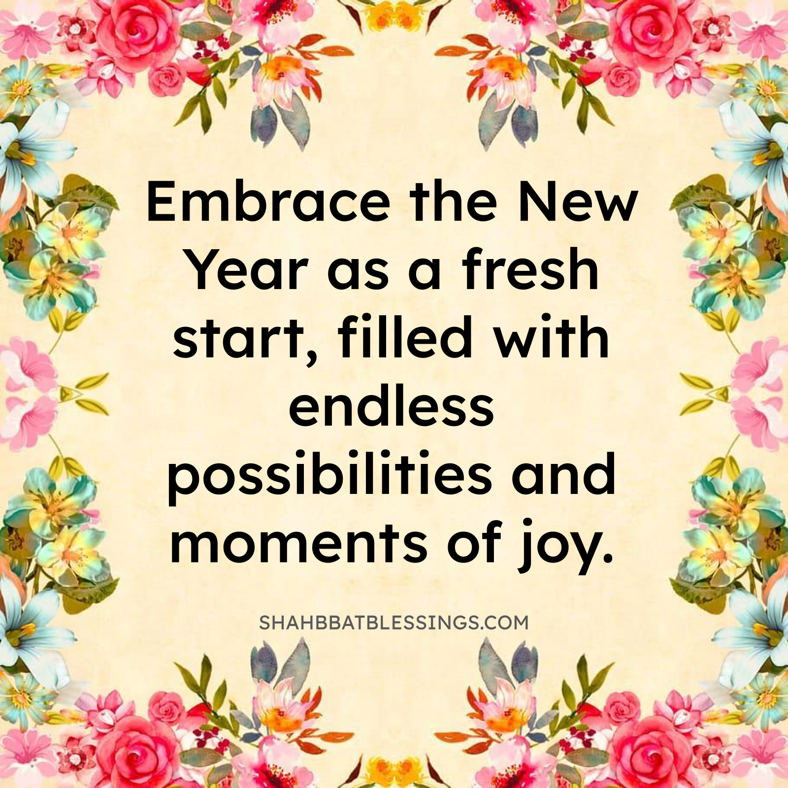 New Beginnings Blessing