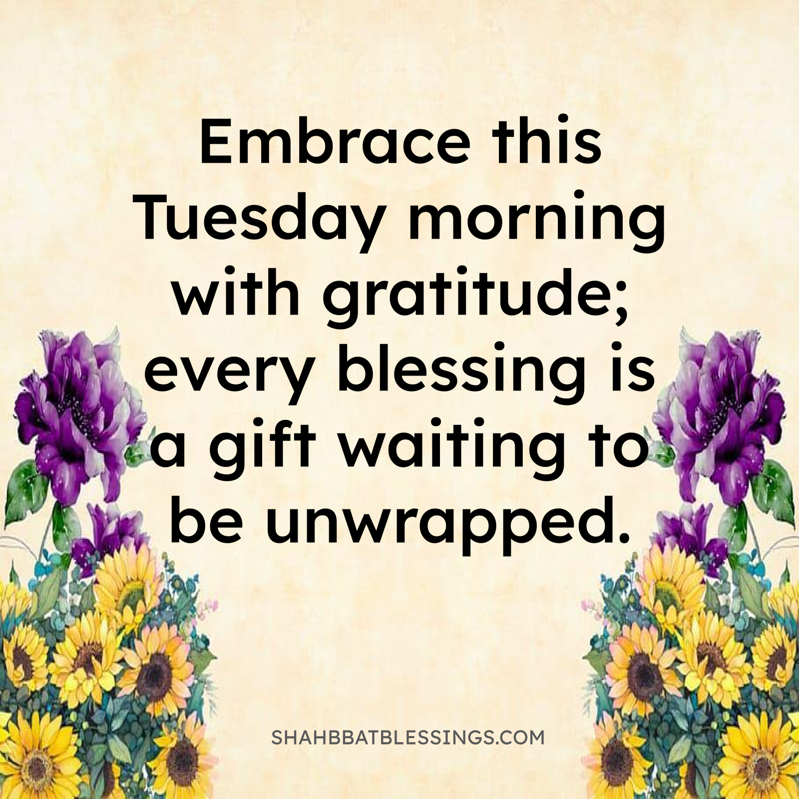 Tuesday Morning Blessings of Gratitude