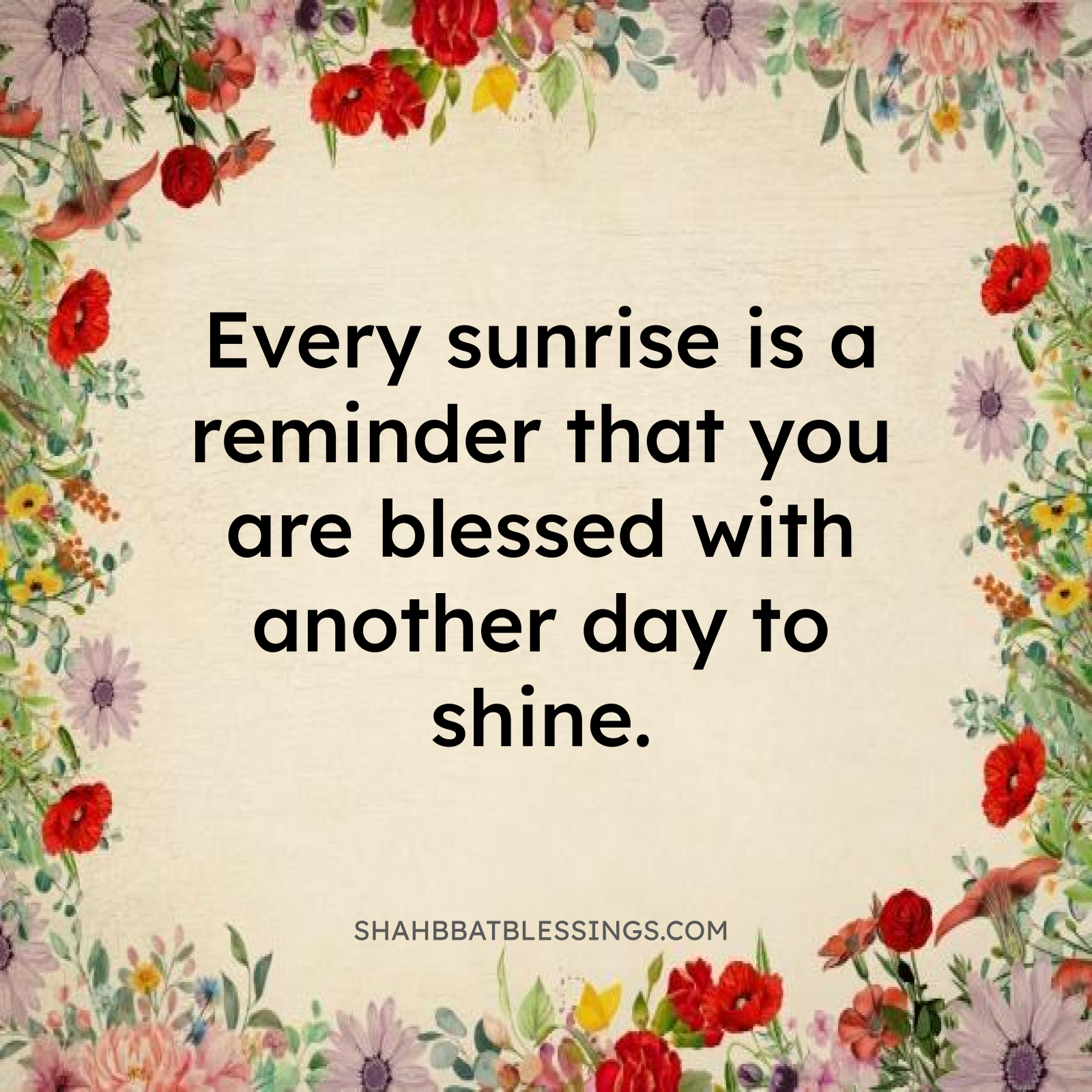 Reflection Blessings Image