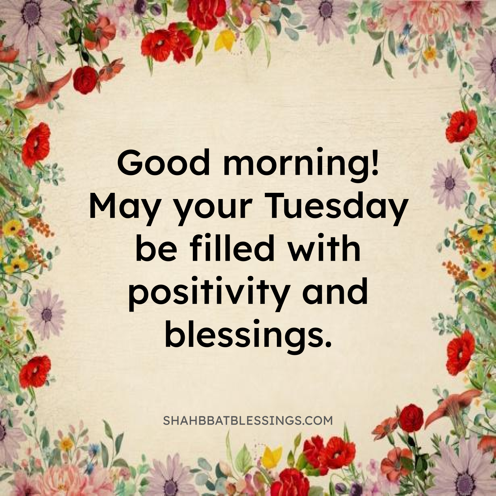 Tuesday Opportunity Blessings