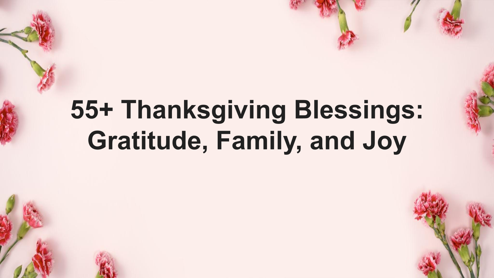 thanksgiving blessings
