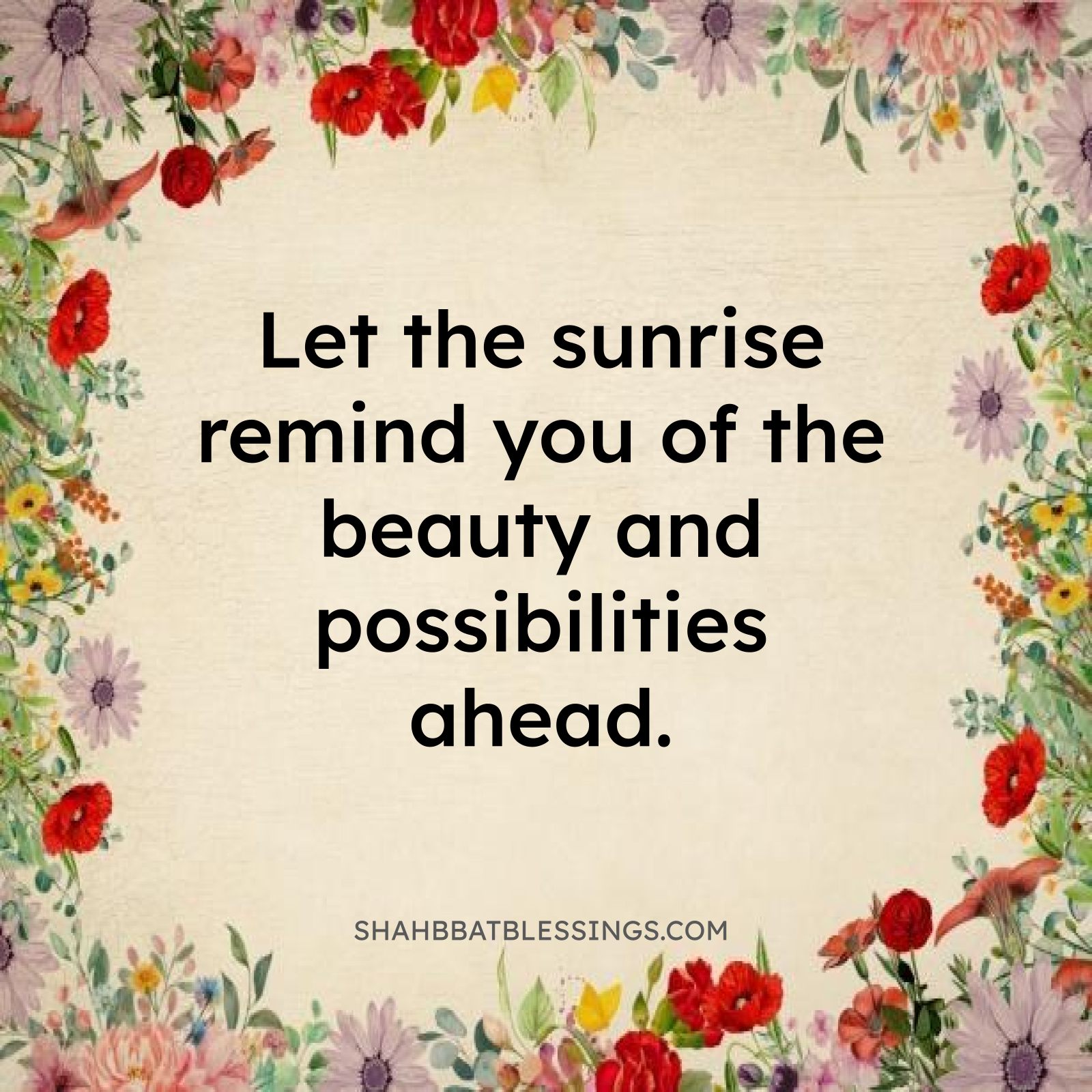 Morning Blessing Image