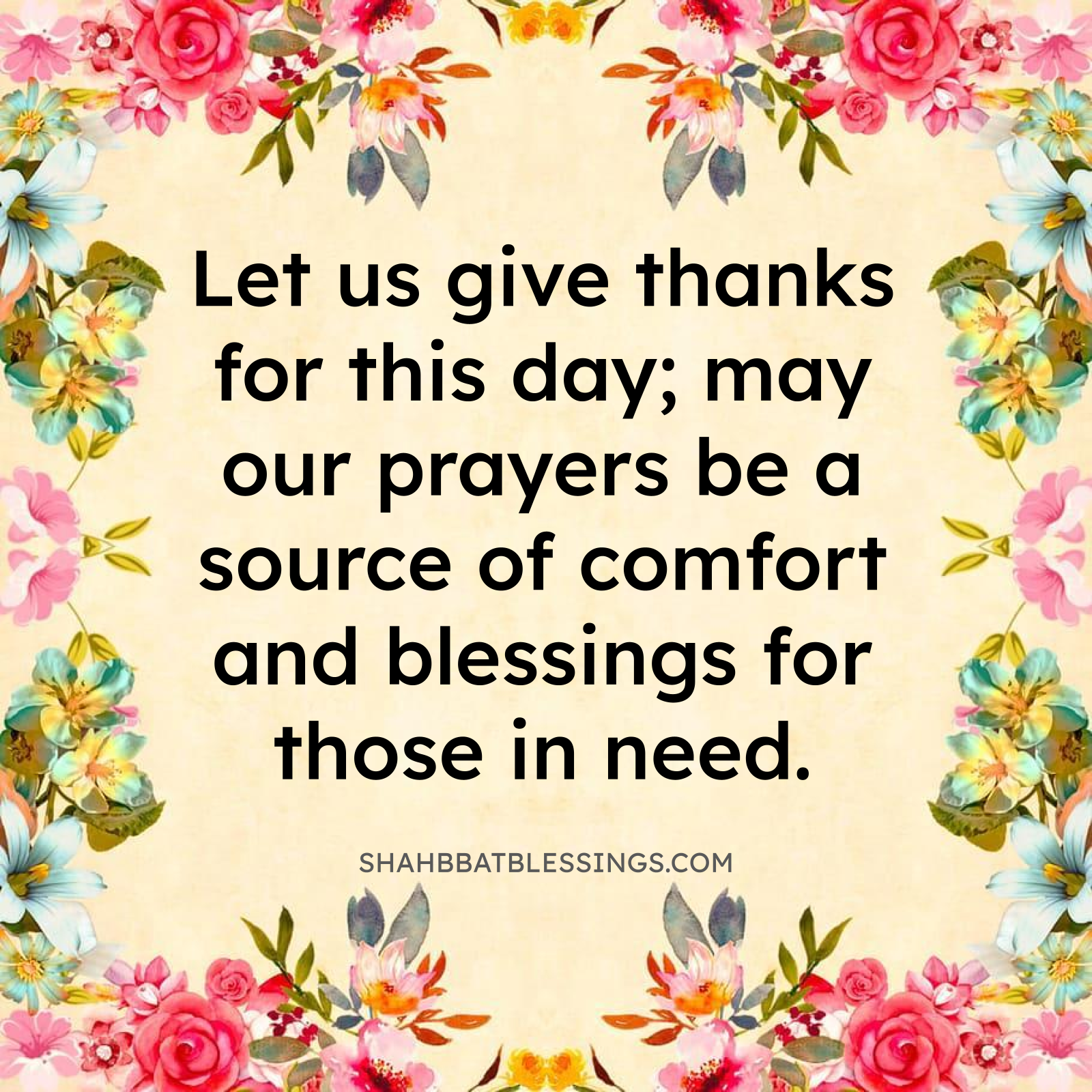 Thursday Blessings and Prayers For Peace