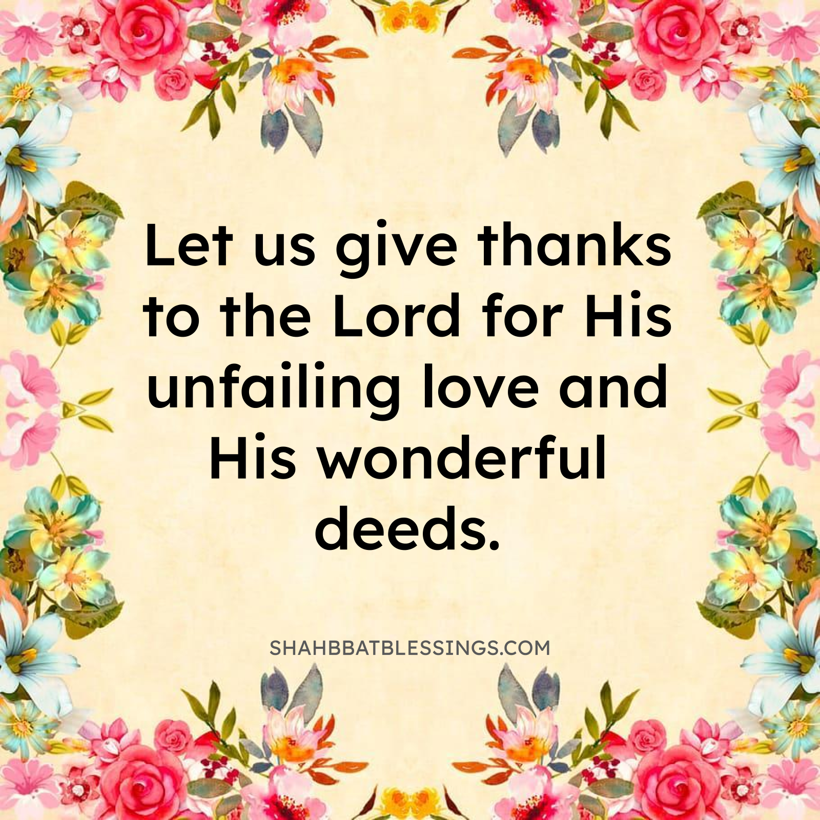 Thanksgiving Blessing Image