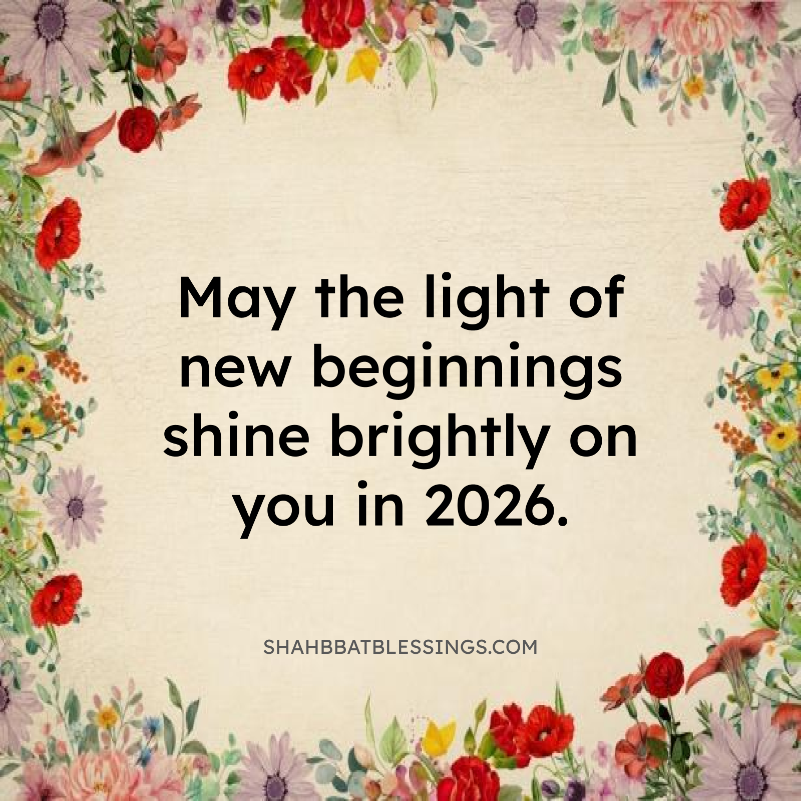 Happy New Year Blessings 2026