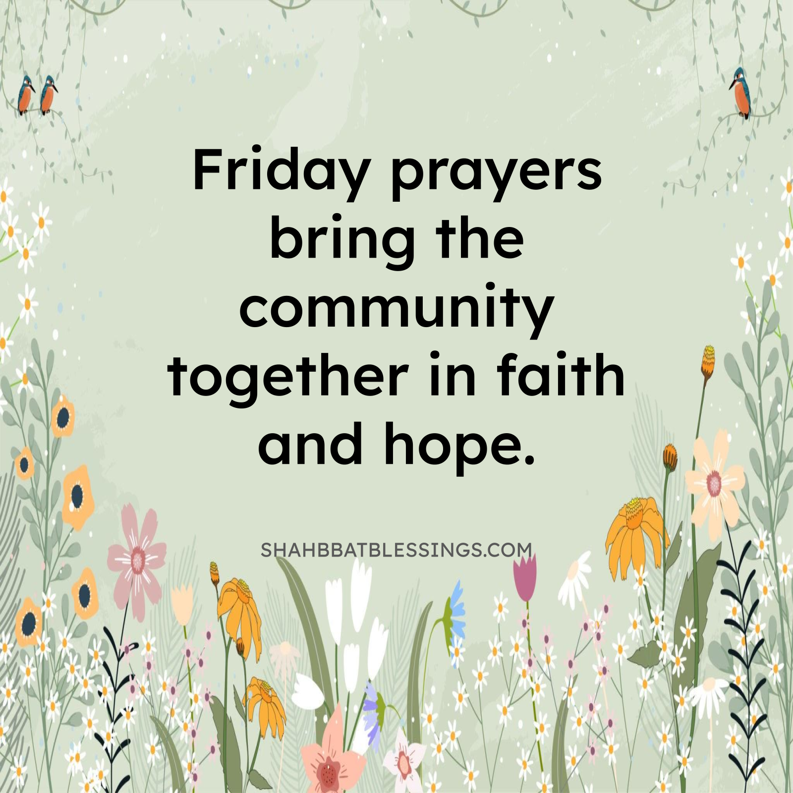 Friday Prayers and Blessings for Hope