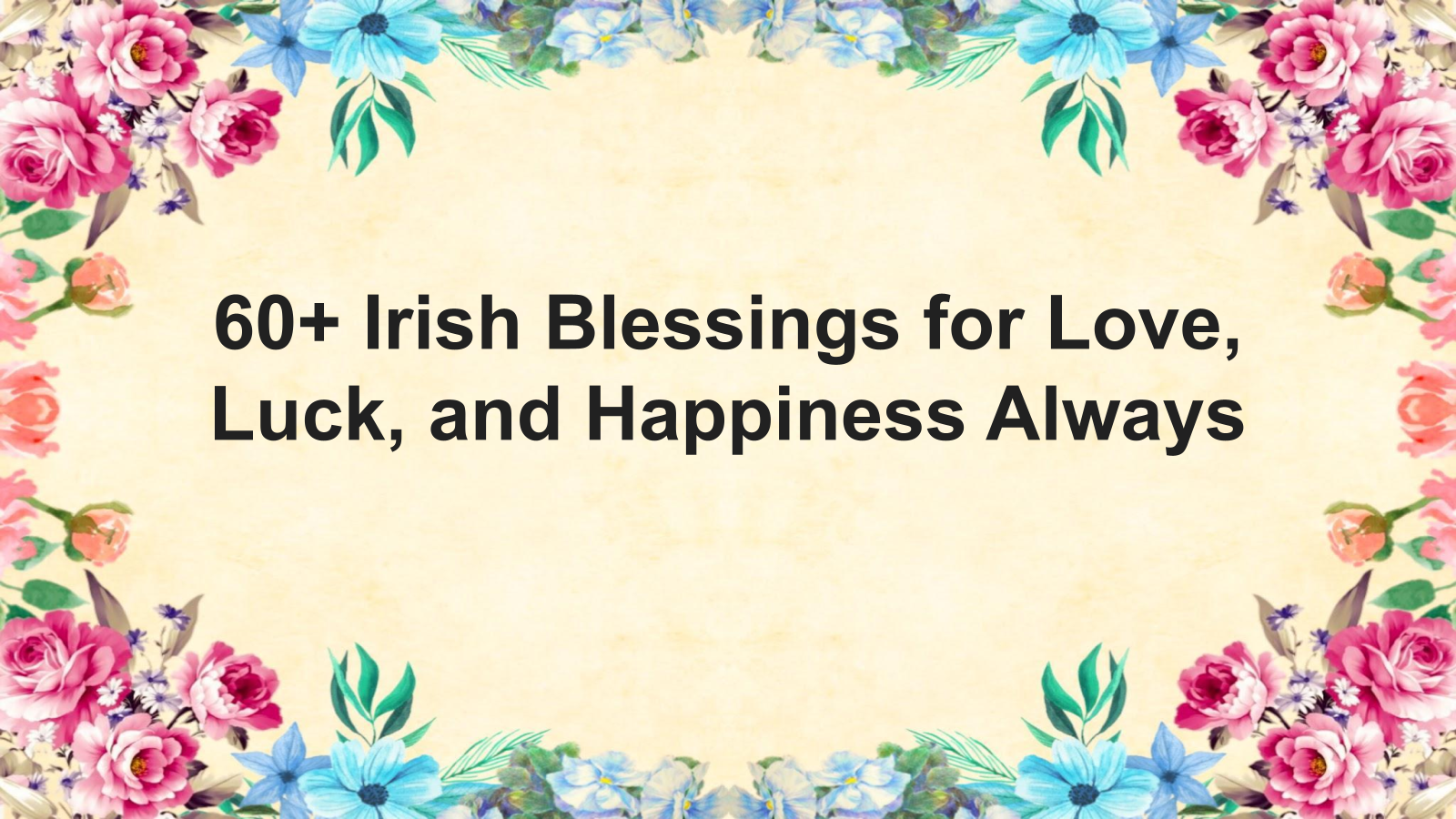irish blessings