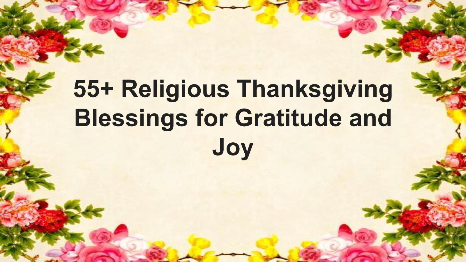 religious thanksgiving blessings