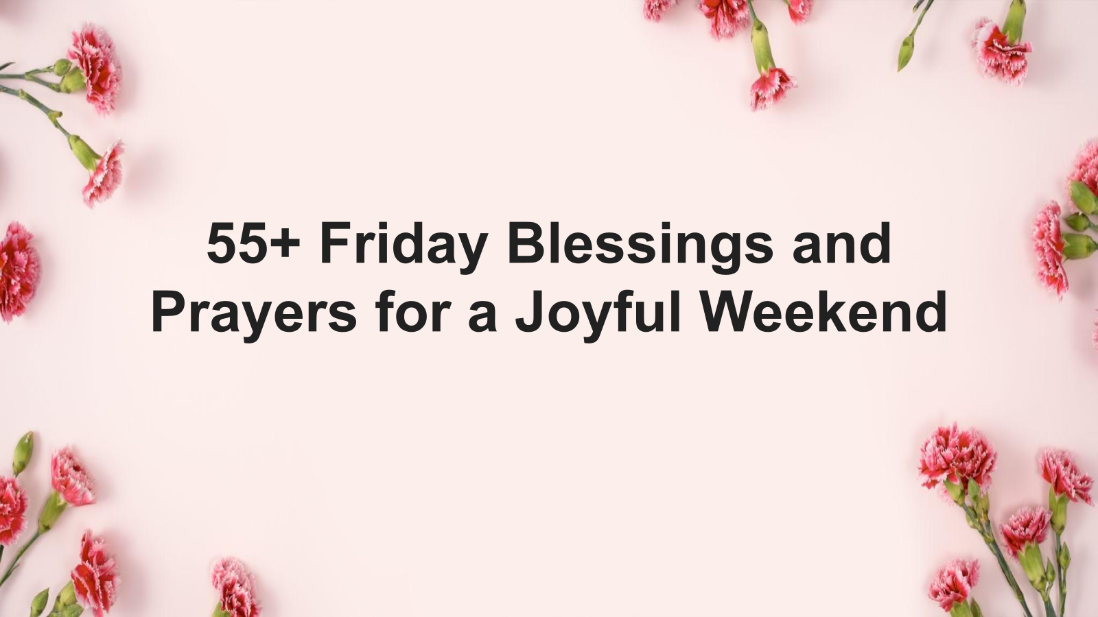friday blessings and prayers