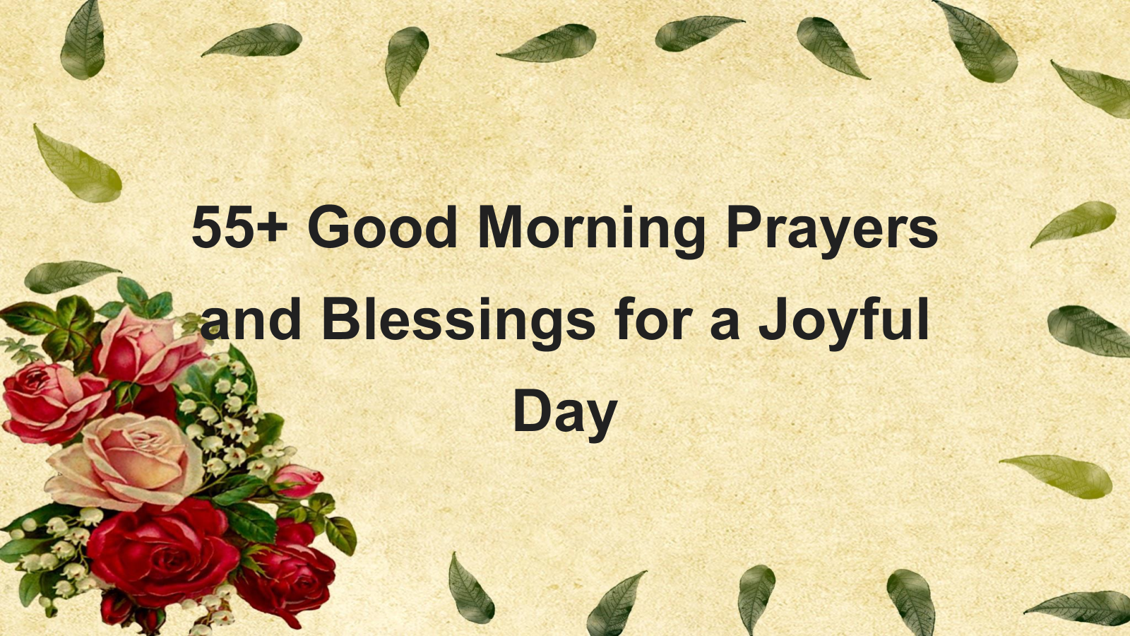 good morning prayers and blessings