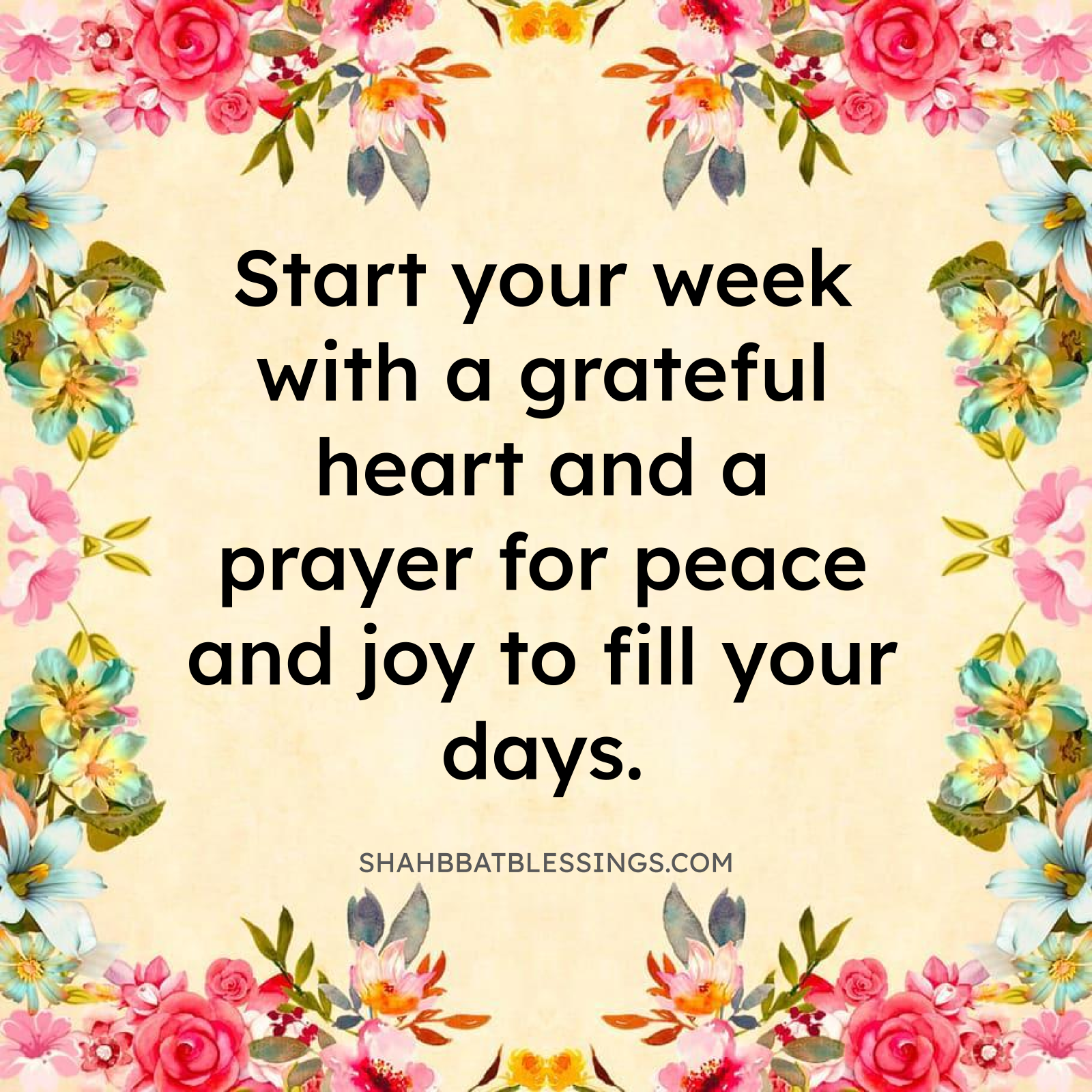 Monday Blessings Abundance