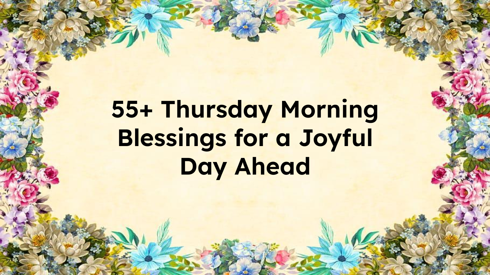 thursday morning blessings