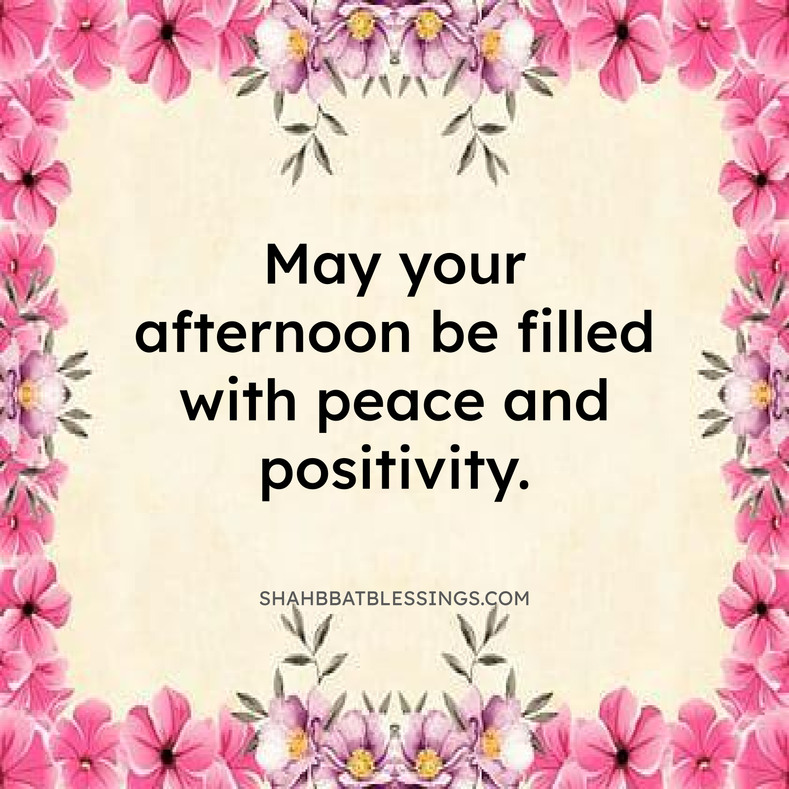 Heartfelt Good Afternoon Blessing Image