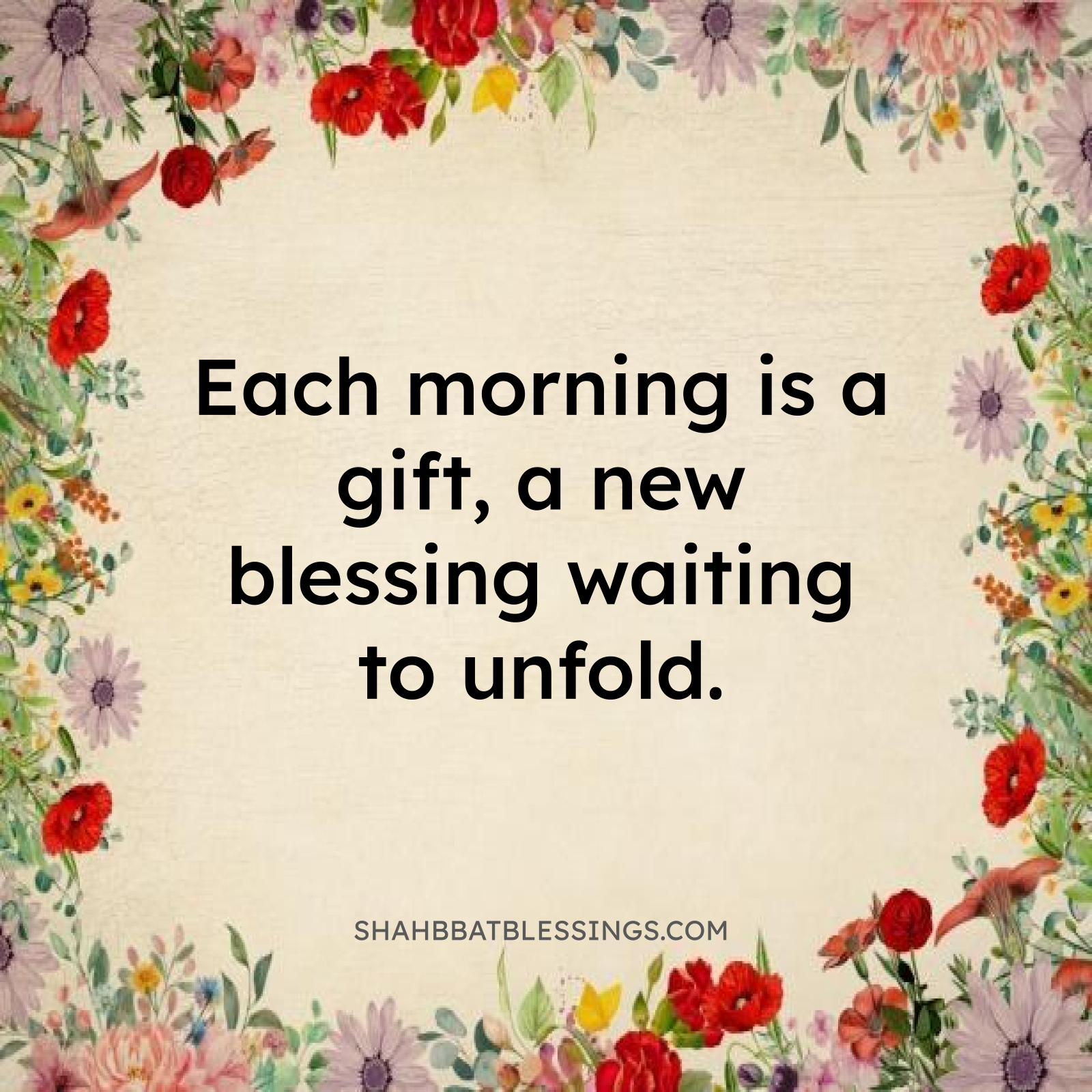 Morning Blessing Image