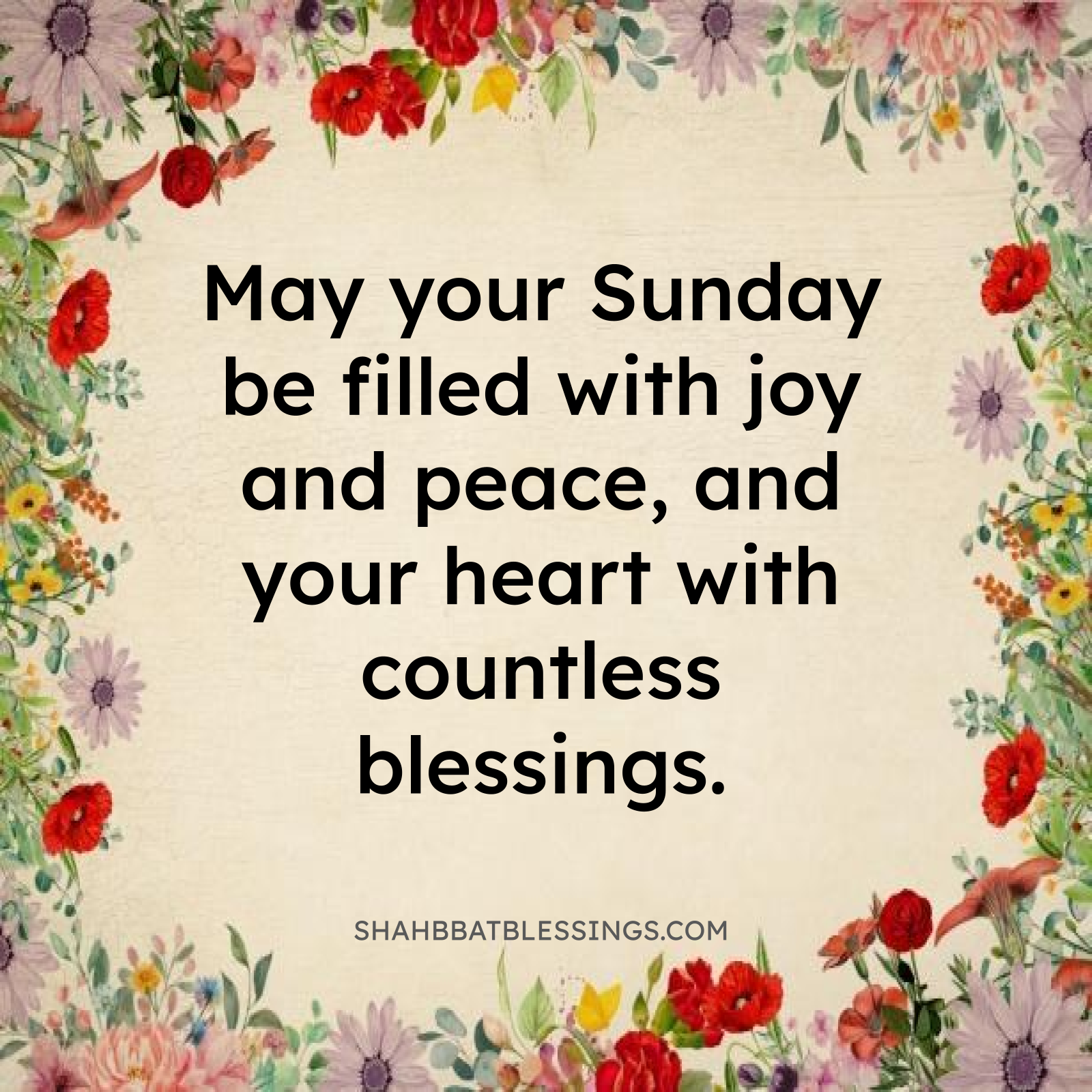 Happy Sunday Blessings for Renewal